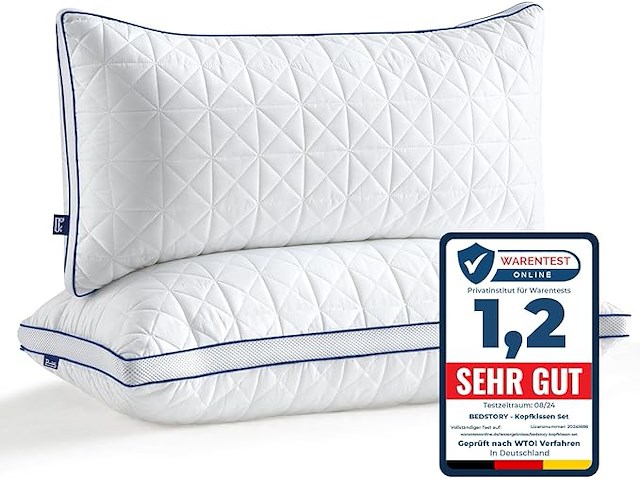 Bedstory kussen 40 x 80 cm, set van 2 - afbeelding 1 van  4