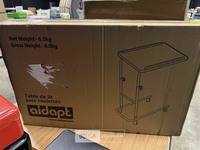 Bedtafel op wielen aidapt - afbeelding 1 van  3