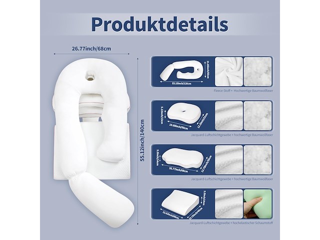 Bedwigkussen - afbeelding 3 van  4