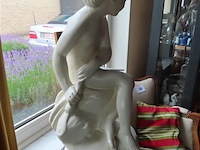 Beeld dame h60 diam 25cm - afbeelding 2 van  3