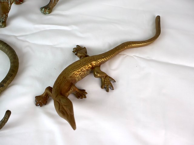 Beeld dier messing (x4) - afbeelding 2 van  5