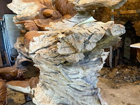 Beeld houtsnijwerk teakwortel - afbeelding 1 van  3