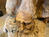Beeld houtsnijwerk teakwortel - afbeelding 4 van  5