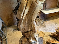Beeld houtsnijwerk teakwortel - afbeelding 5 van  5