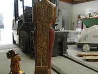 Beeld in hout thais swadee - afbeelding 3 van  7