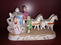 Beeld paard en koets. 2 stuks - afbeelding 3 van  3