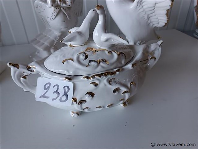 Beeld zwanen. 4 stuks - afbeelding 4 van  5