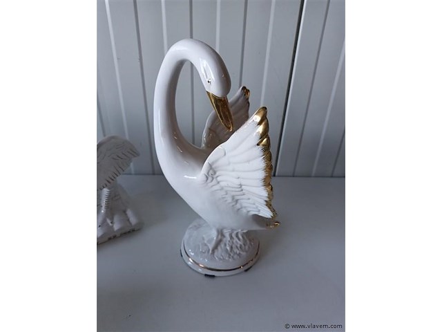 Beeld zwanen. 4 stuks - afbeelding 5 van  5