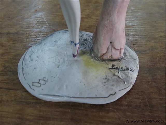 Beeldje 6x7cm, h16cm - afbeelding 3 van  3