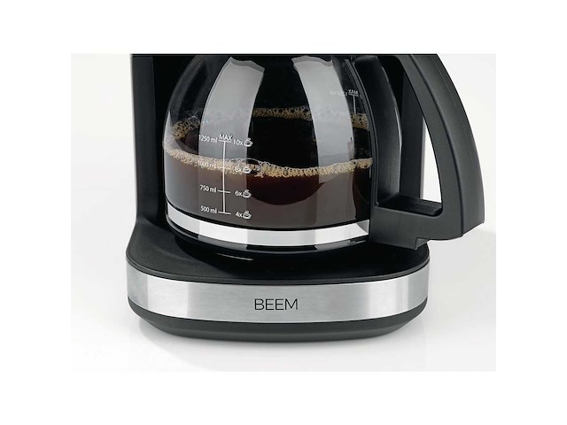 Beem fresh-aroma-perfect ii duo koffiemachine, roestvrij staal/zwart - afbeelding 10 van  10