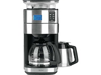 Beem fresh-aroma-perfect ii duo koffiemachine, roestvrij staal/zwart - afbeelding 1 van  9