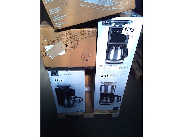 Beem fresh-aroma-perfect iii thermo koffiemachine, 1000w, met molen, zwart/roestvrij staal - afbeelding 2 van  2