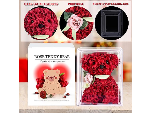 Beer in zijde-rozen - afbeelding 3 van  3