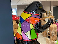 Beer staand multicolor jas h100 - afbeelding 3 van  5