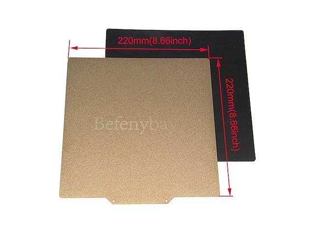 Befenybay pei-plaat voor 3d-printer (220 x 220 mm) - afbeelding 3 van  3