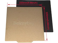 Befenybay pei-plaat voor 3d-printer (220 x 220 mm) - afbeelding 3 van  3