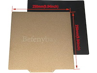Befenybay pei-plaat voor 3d-printer (250 x 250 mm) - afbeelding 2 van  2