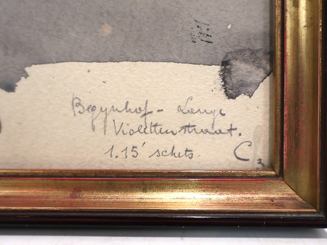 Begijnhof - lange violettenstraat schets - afbeelding 3 van  5