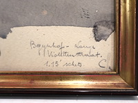 Begijnhof - lange violettenstraat schets - afbeelding 3 van  5