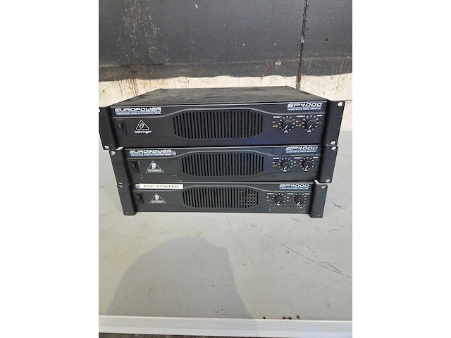 Behringer - ep4000 - versterker (3x) - afbeelding 1 van  3