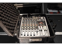 Behringer - xenyx x1204 usb incl case - analog mixing console - afbeelding 1 van  2