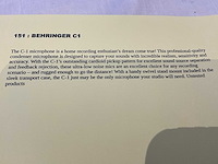 Behringer c-1 microfoon - afbeelding 4 van  4