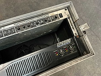 Behringer ep2500 versterker + flightcase - afbeelding 2 van  5