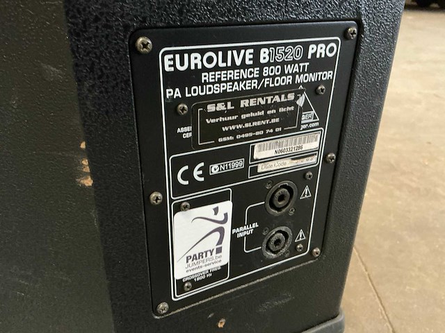Behringer eurolive b1520 pro luidspreker (4x) - afbeelding 7 van  7