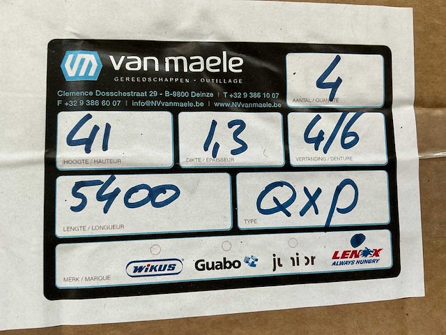 Behringer hbp360a bandzaagmachine - afbeelding 9 van  19