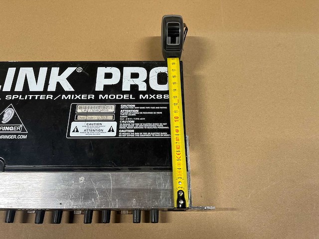 Behringer ultra link pro mx882 ultra flexible 8-ch splitter/mixer - afbeelding 6 van  7