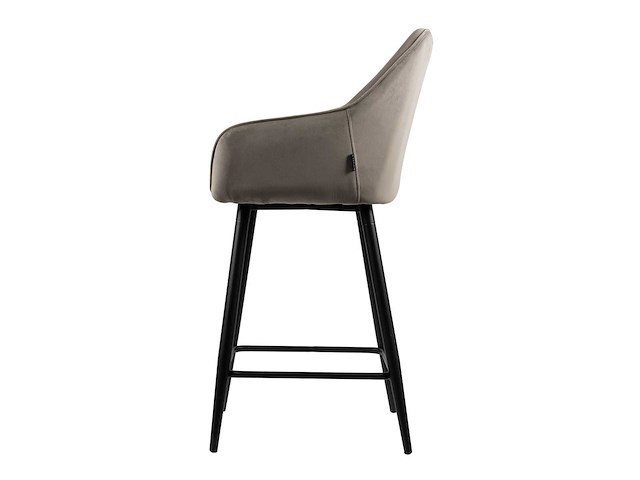 Beige barkruk velvet (4x) - afbeelding 2 van  2