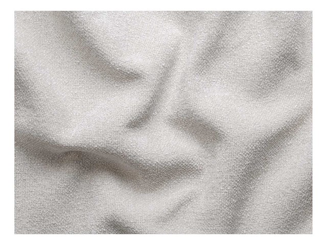 Beige chenille stof rechter hoek bank van maison céphy - afbeelding 5 van  7