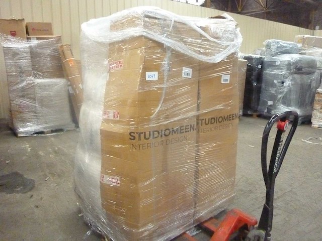 Beige nepbont diepzitter 3-zits comfortbank van pascal morabito - afbeelding 7 van  7