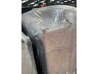 Beige nepbont diepzitter 3-zits comfortbank van pascal morabito - afbeelding 10 van  10