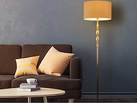 Beige rechte woonkamerlamp - afbeelding 1 van  7