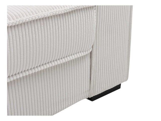 Beige ribfluwelen cabrio 3-zits bank - afbeelding 9 van  10