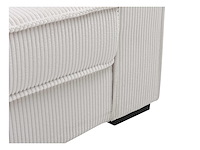 Beige ribfluwelen cabrio 3-zits bank - afbeelding 9 van  10