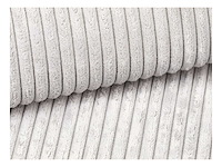 Beige ribfluwelen diepzitter 3-zits comfort bank - afbeelding 5 van  7