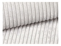 Beige ribfluwelen diepzitter 3-zits comfort bank - afbeelding 5 van  6