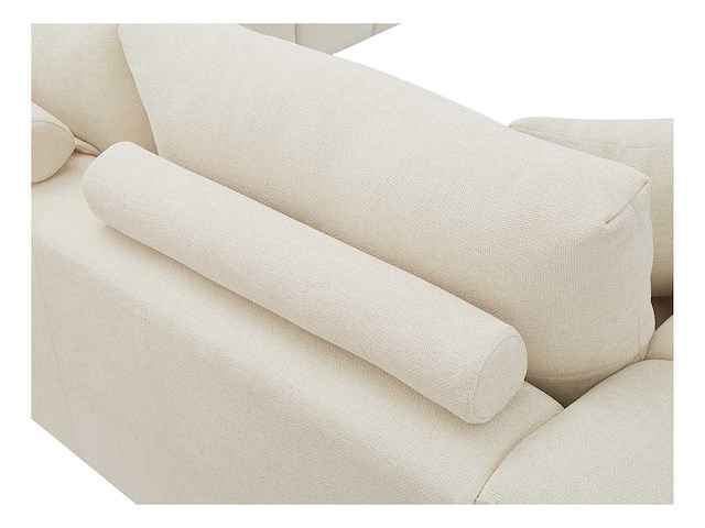 Beige stof stof rechterhoek bank - afbeelding 5 van  9