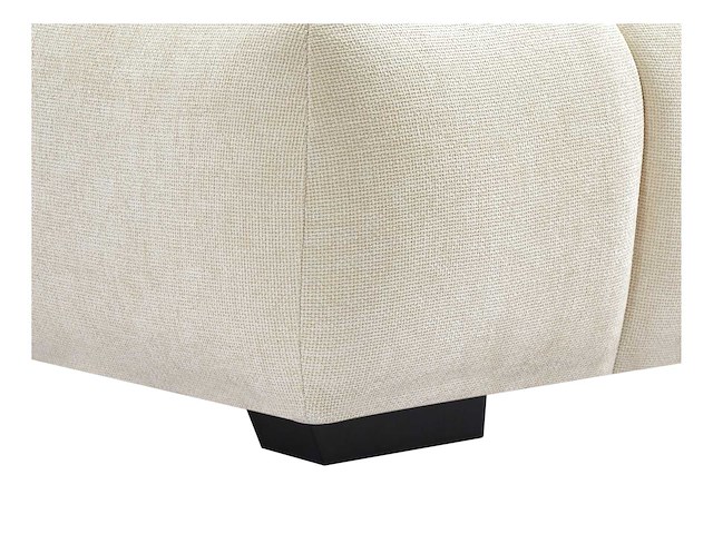 Beige stof stof rechterhoek bank - afbeelding 6 van  9