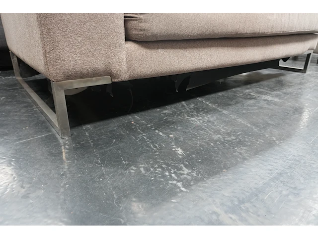 Beige/grijze modulaire zetel uit 2 compartimenten - afbeelding 4 van  9