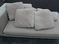 Beige/grijze modulaire zetel uit 2 compartimenten - afbeelding 5 van  9