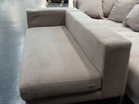 Beige/grijze modulaire zetel uit 2 compartimenten - afbeelding 8 van  9
