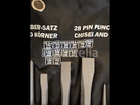 Beitel en doorslagen set 28-dlg. cv - afbeelding 2 van  6