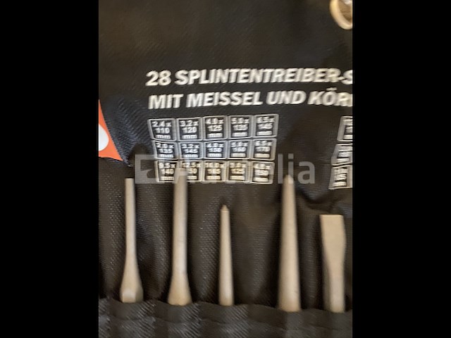 Beitel en doorslagen set 28-dlg. cv - afbeelding 4 van  6