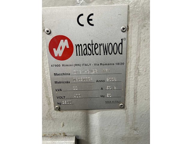 Beitelboormachine masterwood om b3 cn 3 + nuova automatisatie - afbeelding 10 van  10