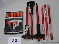 Beitelset - projahn - 12-delig slagbeitels - solid - diverse maten - afbeelding 1 van  2