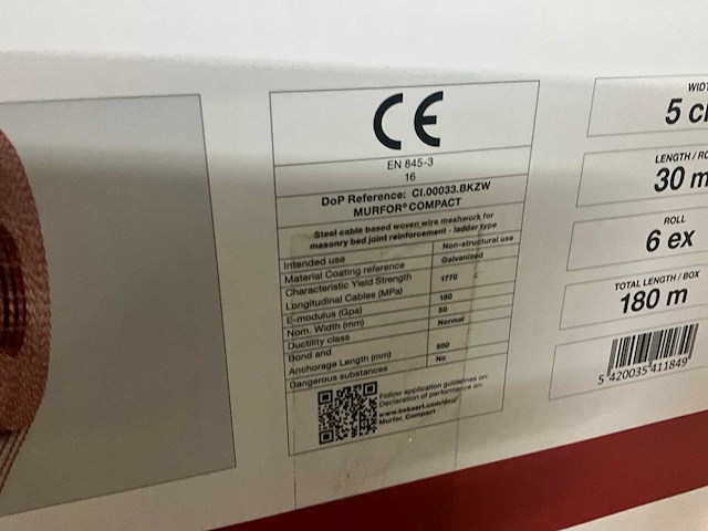 Bekaert rollen murfor compact (16x) - afbeelding 9 van  10