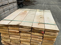 Bekantrechte eiken planken rustiek circa 0,8 m3 - afbeelding 4 van  5